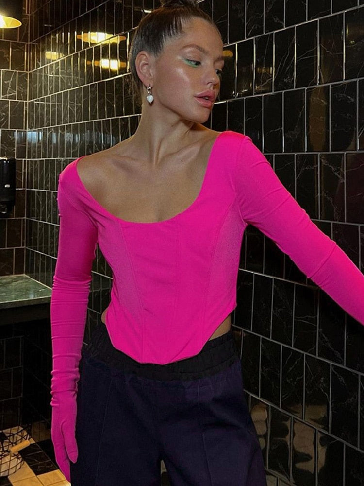 Vera Long Sleeve Gloves Top