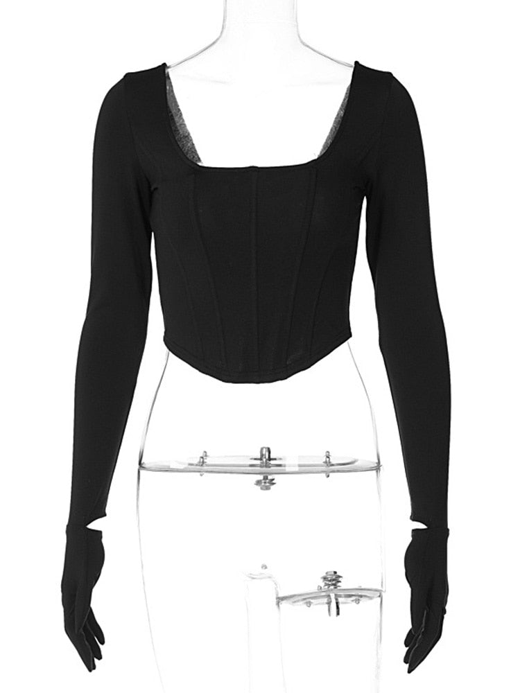 Vera Long Sleeve Gloves Top