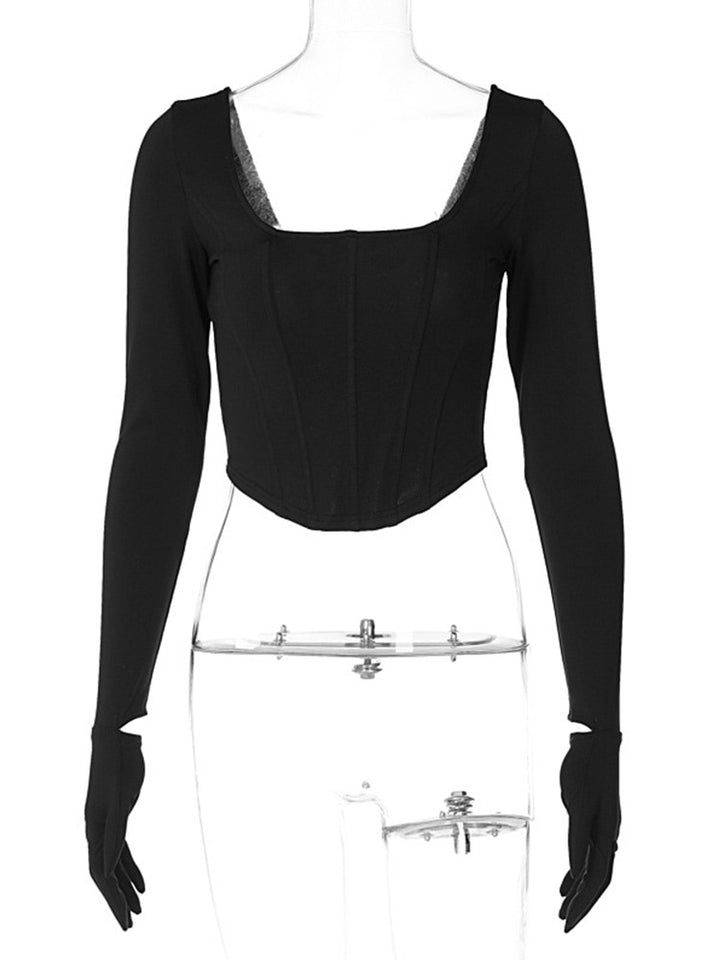 Vera Long Sleeve Gloves Top