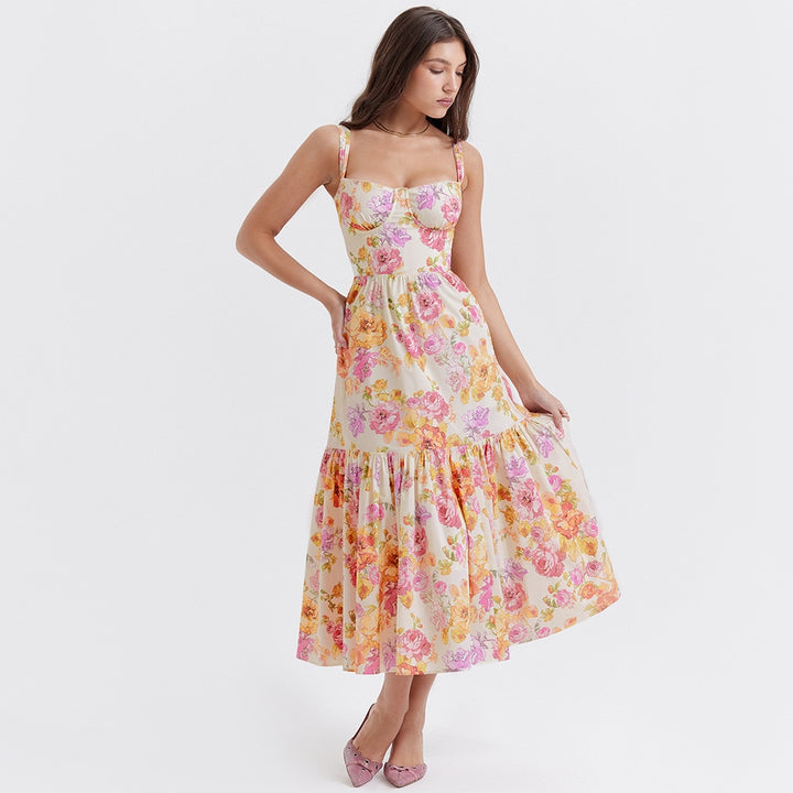 Seraphine  Floral Midi Dress
