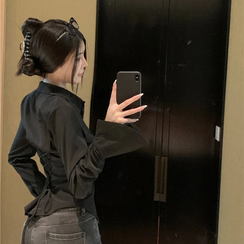 Brooke Bell Sleeves Bandage Shirt