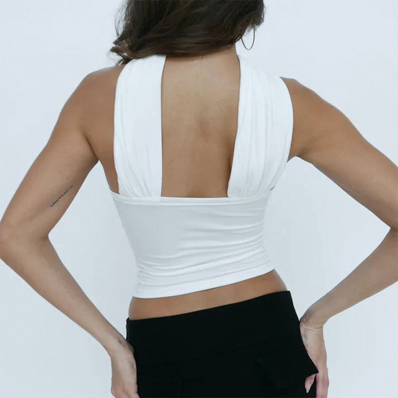Heavenly Halter Backless Top