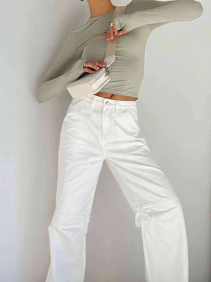 Lenny Thumbhole Crew Neck Top