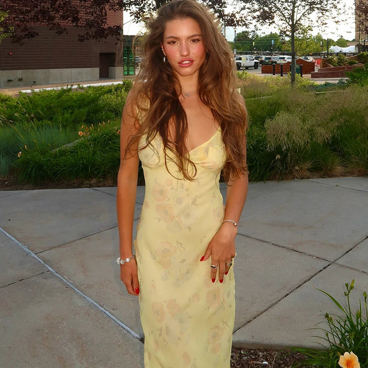 Priscila Floral Maxi Dress