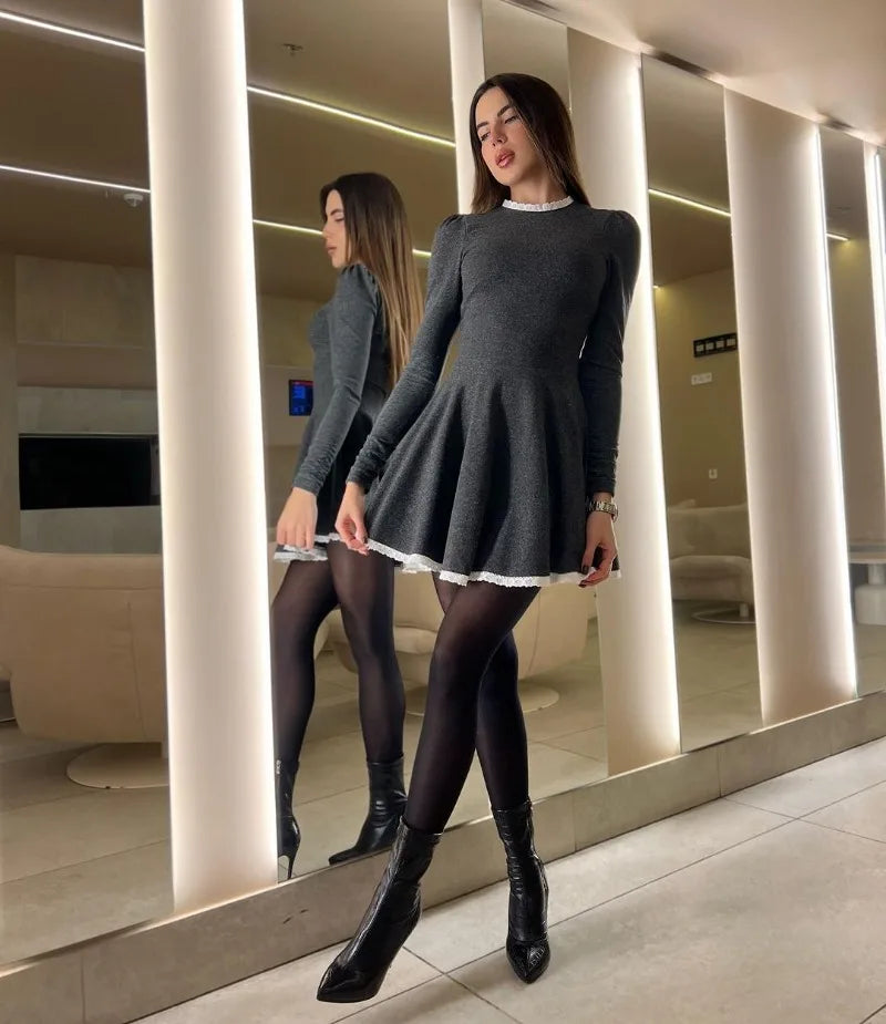 Tianna Bubbly Lace Mini Dress