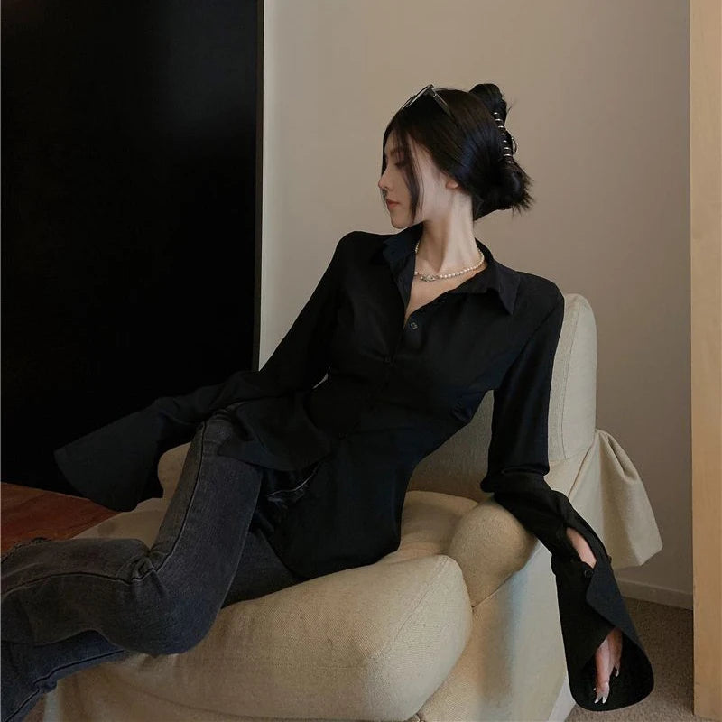 Brooke Bell Sleeves Bandage Shirt