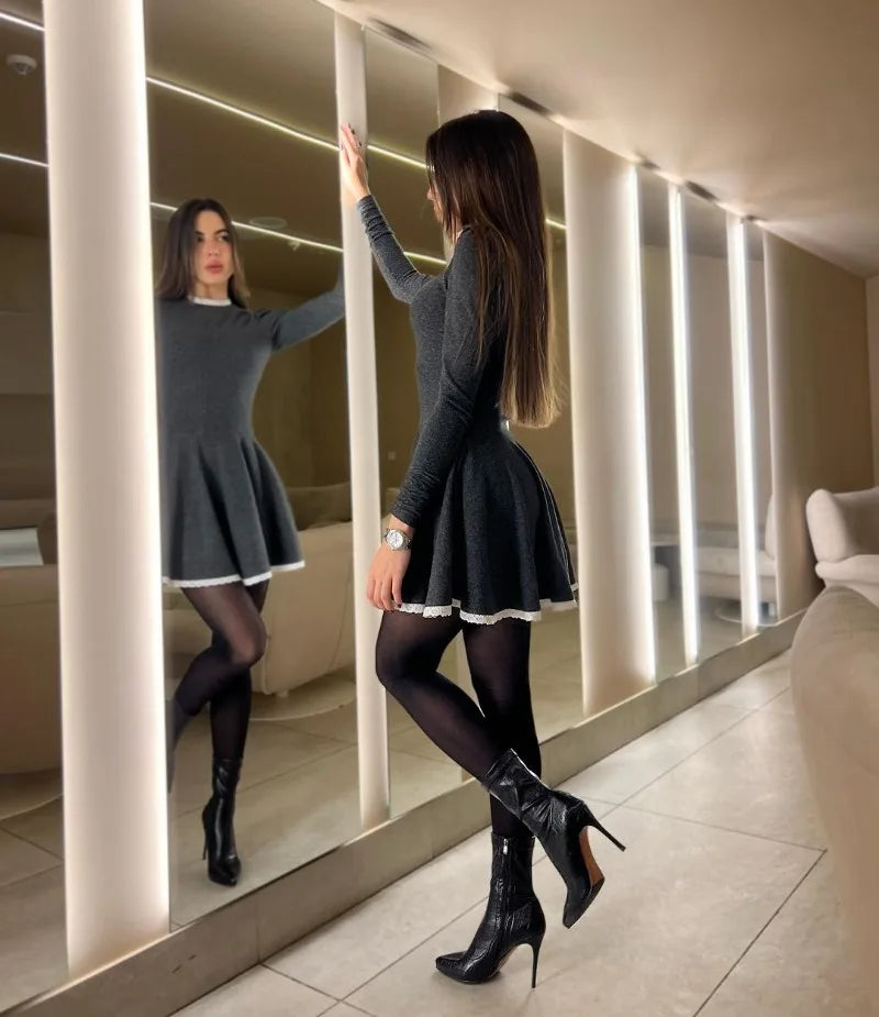 Tianna Bubbly Lace Mini Dress