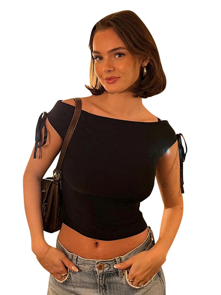 Zuri Off Shoulder Crop Top