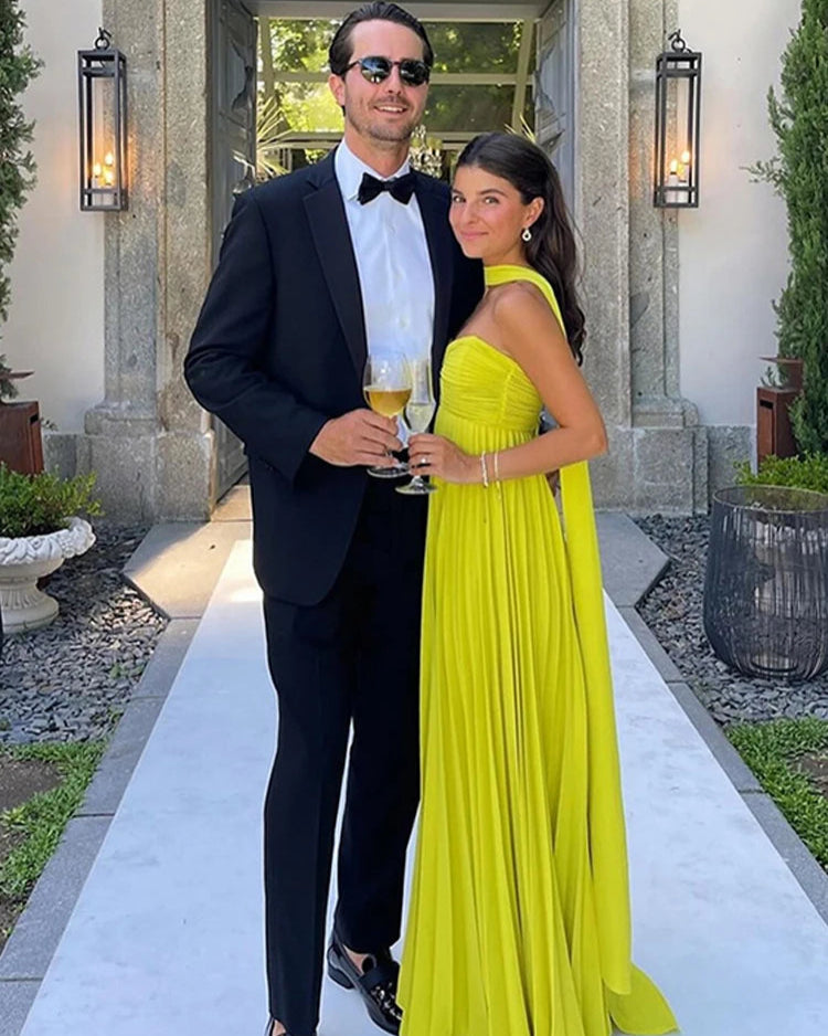 Starting Fresh Strapless Ribbon Maxi Dress