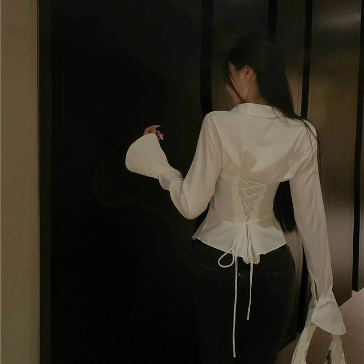 Brooke Bell Sleeves Bandage Shirt