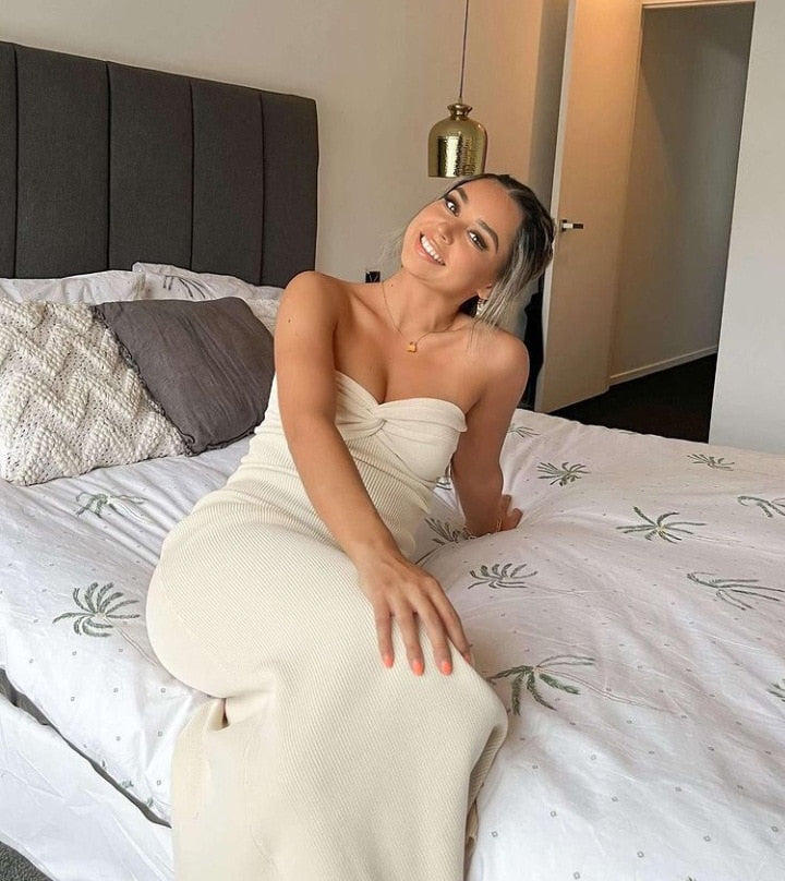 Serene Sunset Tube Dress