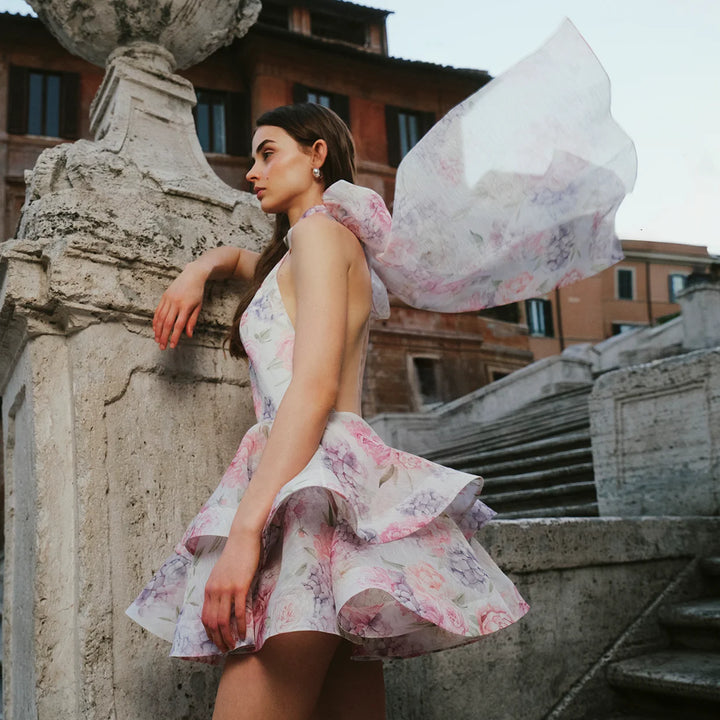 Colette Halter Neck Floral Dress