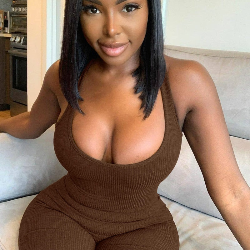 Nansy Halter Neck Romper