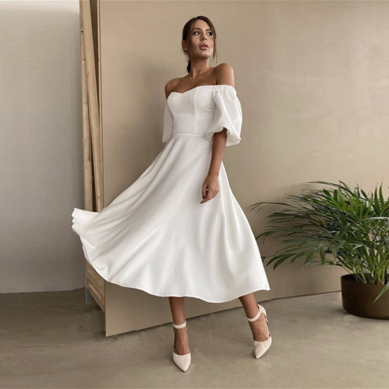 Felix Puff Sleeves Dress