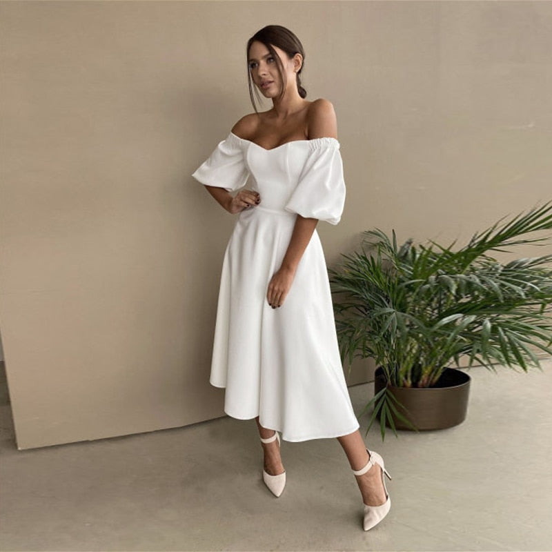 Felix Puff Sleeves Dress