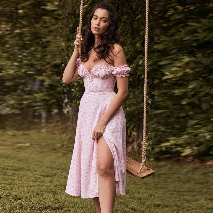 Walk On The Beach Floral Maxi Dress - Bella Chix Co