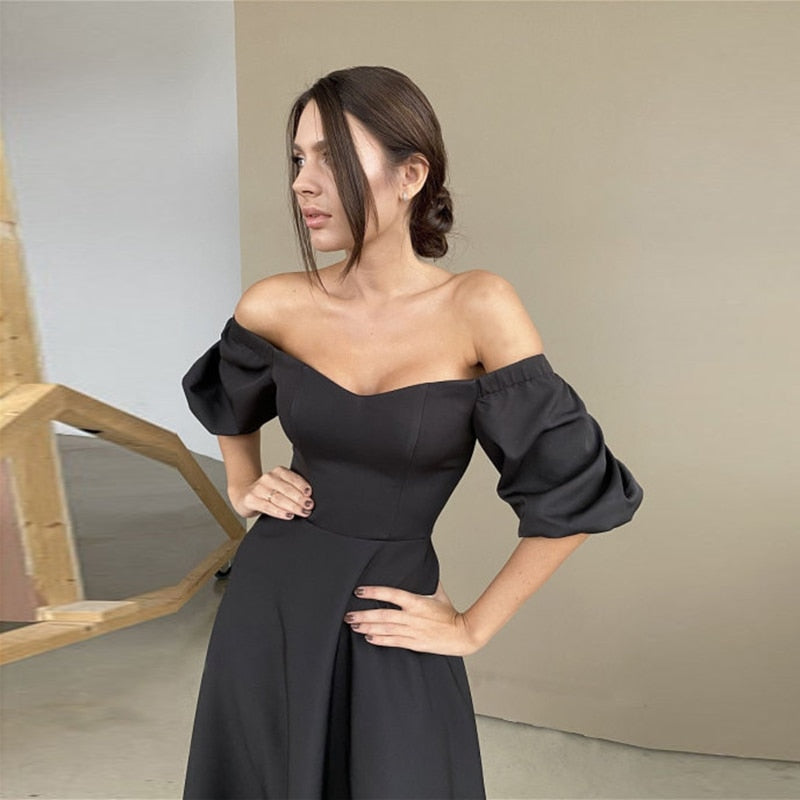 Felix Puff Sleeves Dress