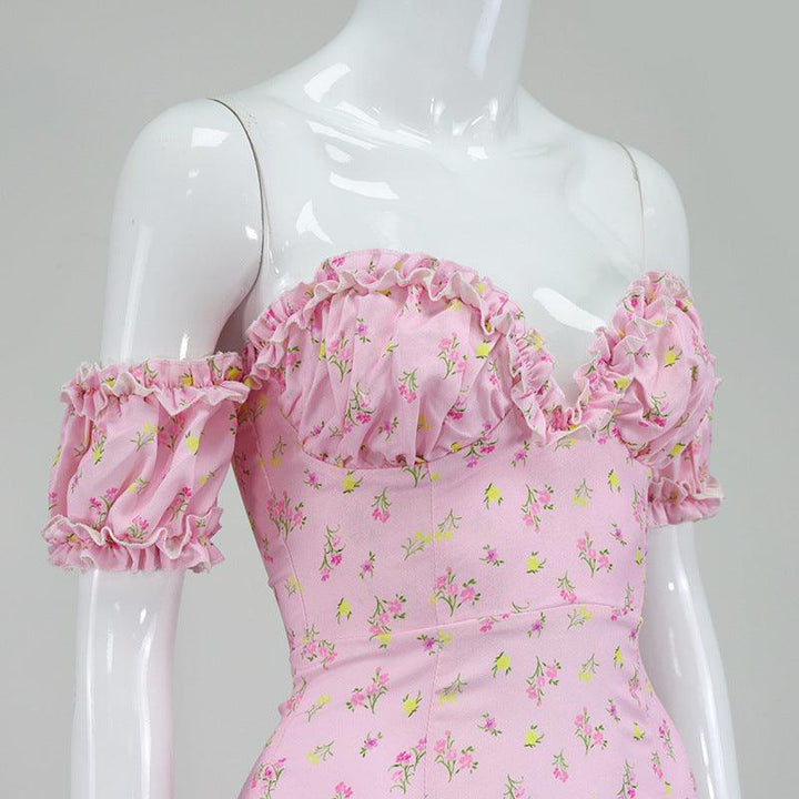 Walk On The Beach Floral Maxi Dress - Bella Chix Co