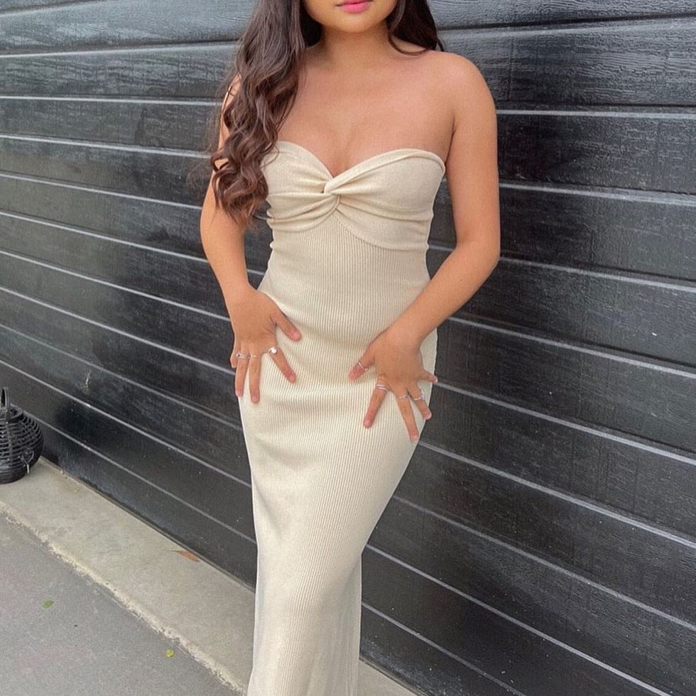 Serene Sunset Tube Dress