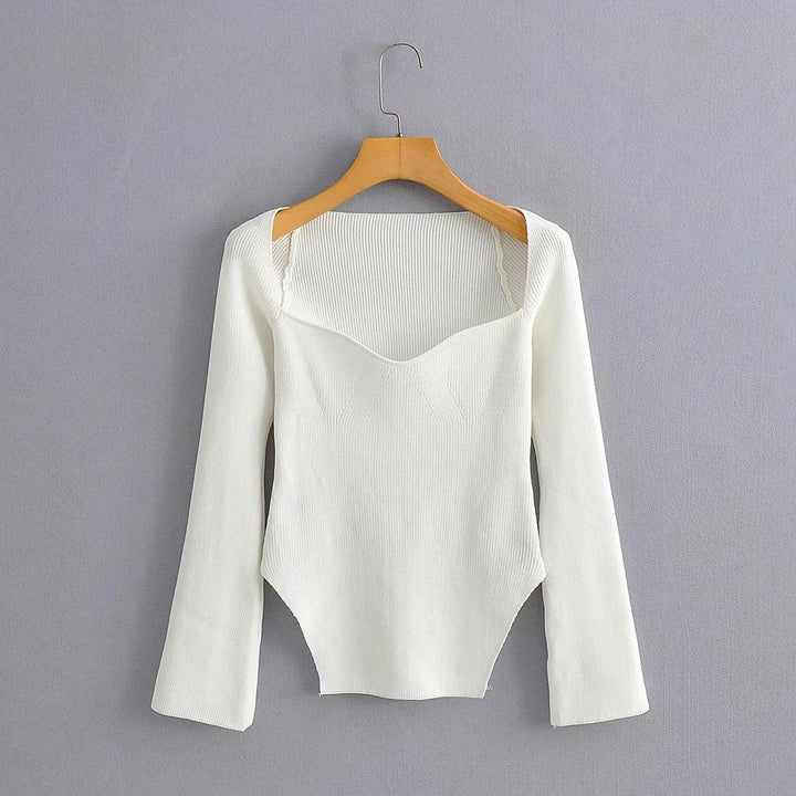 Aloy Knitted Full Sleeve Top - Bella Chix Co