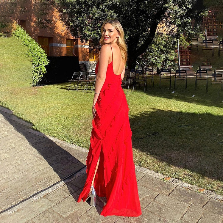 'Field Of Dreams' Ruffle Dress