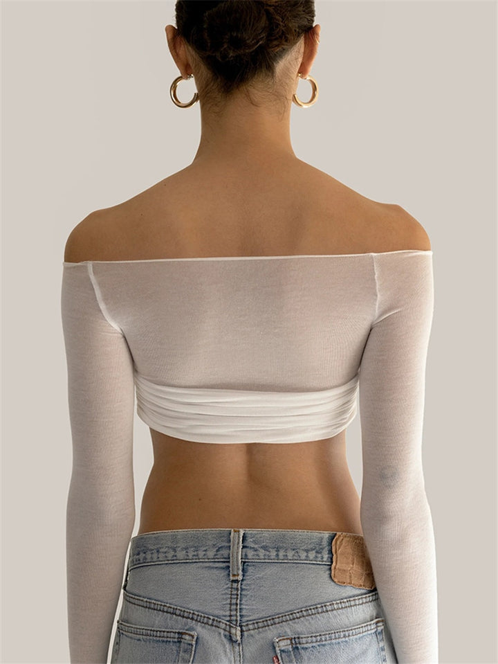 Brett Mesh Crop Top