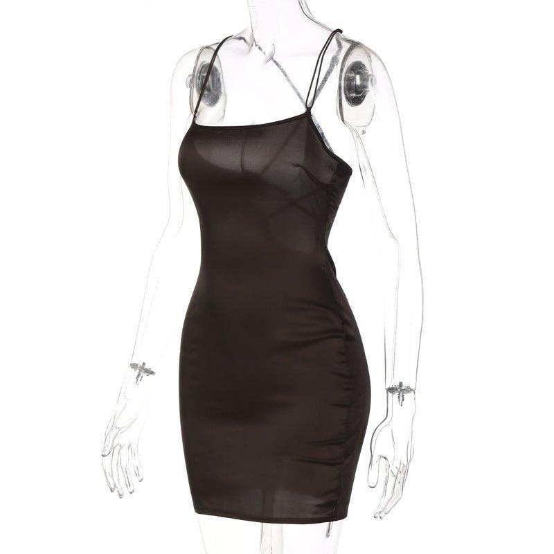 'CheeseWalk' Backless Mini Dress - Bella Chix Co