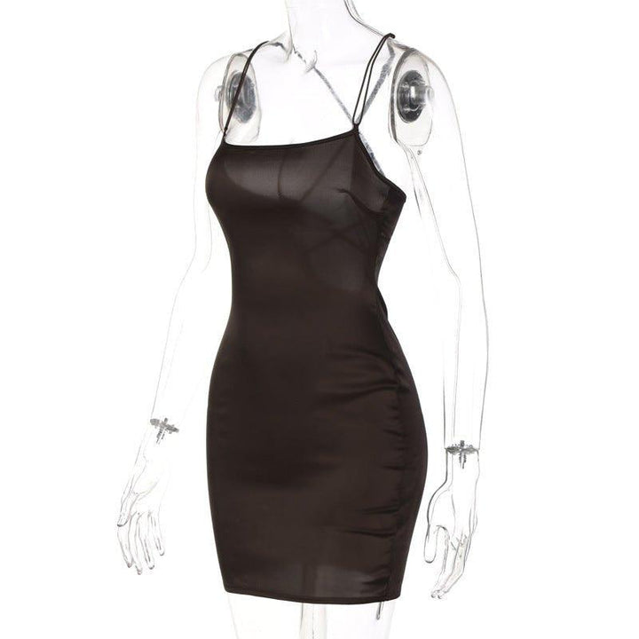'CheeseWalk' Backless Mini Dress - Bella Chix Co