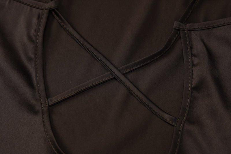 'CheeseWalk' Backless Mini Dress - Bella Chix Co