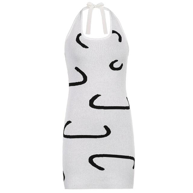 Gemma Backless Halter Dress - Bella Chix Co