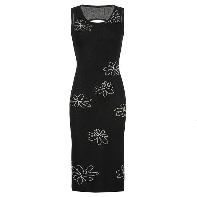 Gemma Backless Halter Dress - Bella Chix Co