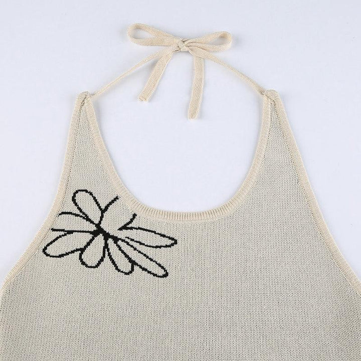 Gemma Backless Halter Dress - Bella Chix Co