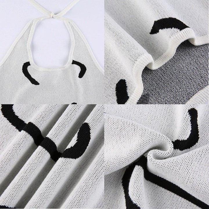 Gemma Backless Halter Dress - Bella Chix Co