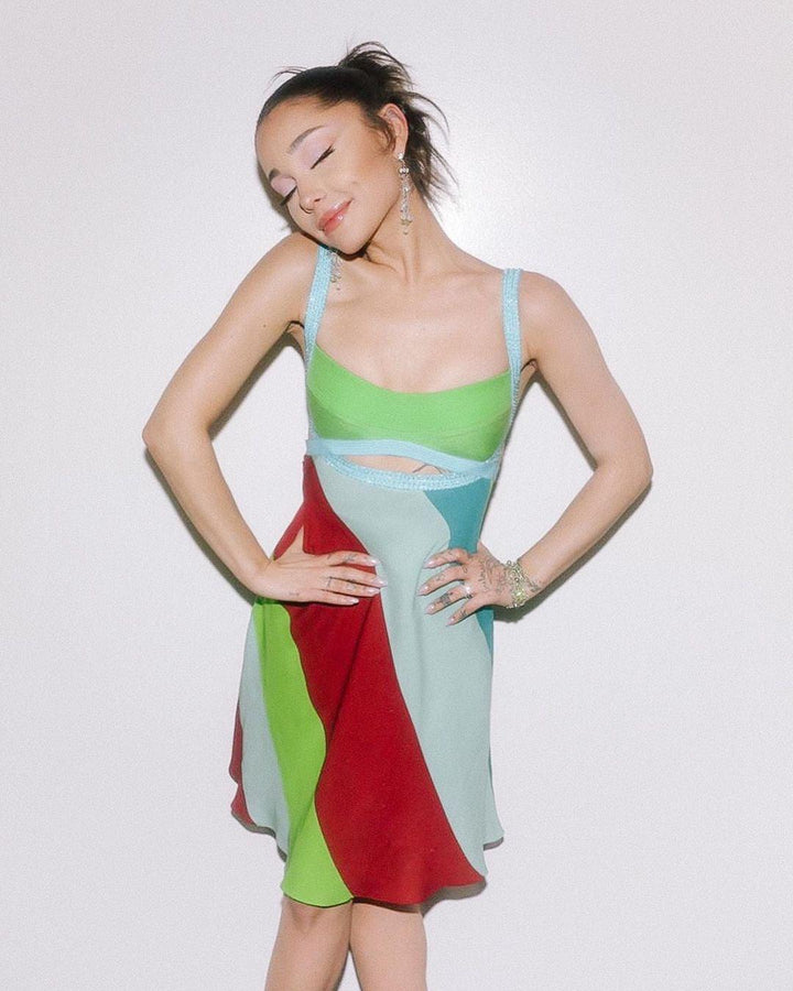 Grace Sheath Patchwork Dress - Bella Chix Co