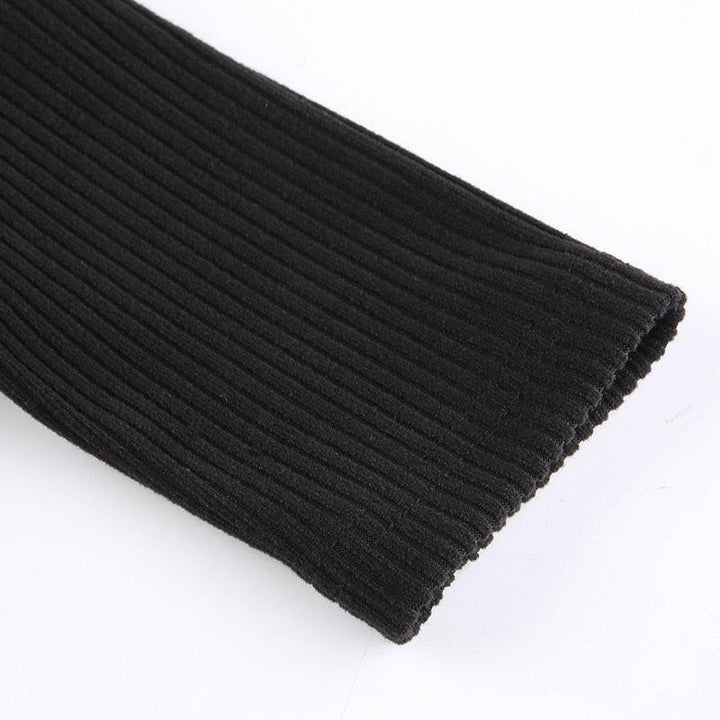 Ive Black Tie Up Dress - Bella Chix Co