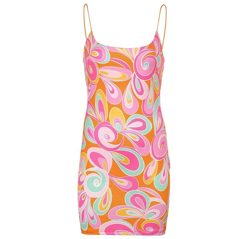 Luna Floral Mini Dress - Bella Chix Co