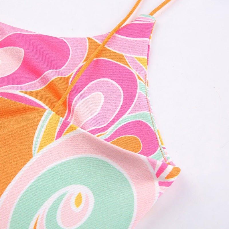 Luna Floral Mini Dress - Bella Chix Co