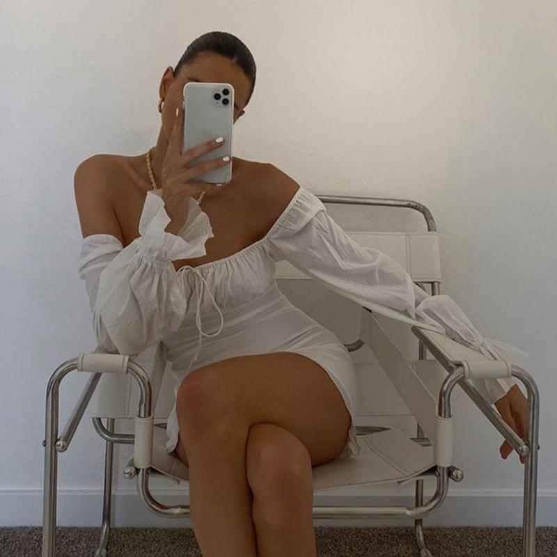 Robelli Drawstring Dress - Bella Chix Co