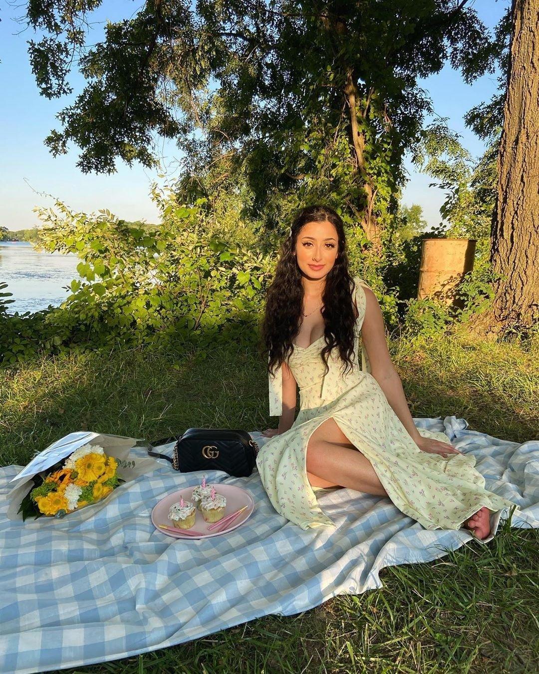 'Sunshine' Thigh Split Floral Dress - Bella Chix Co