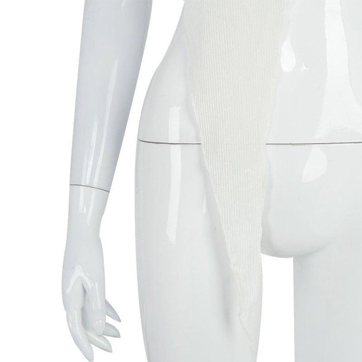 The "V" Halter Crop Top - Bella Chix Co