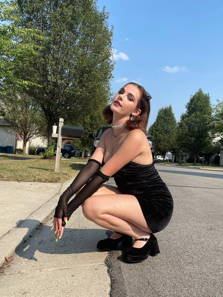 Zeta Backless Mini Dress - Bella Chix Co