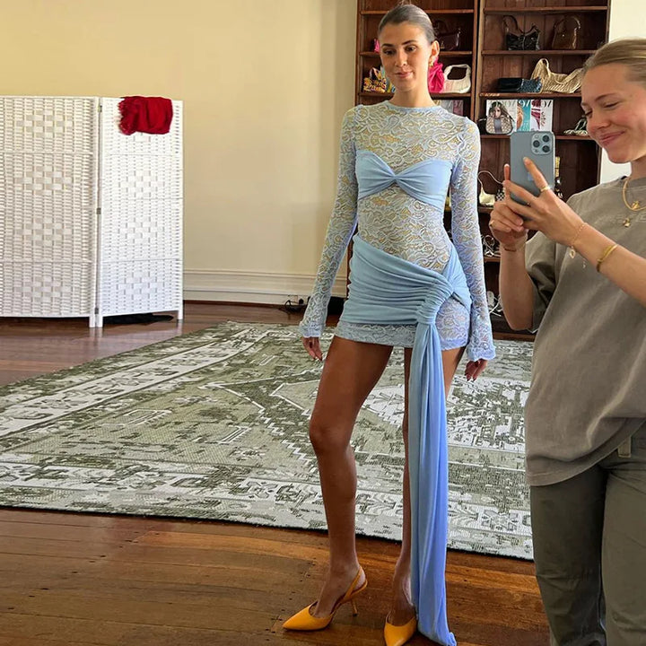 Ausha See Through Mini Dress