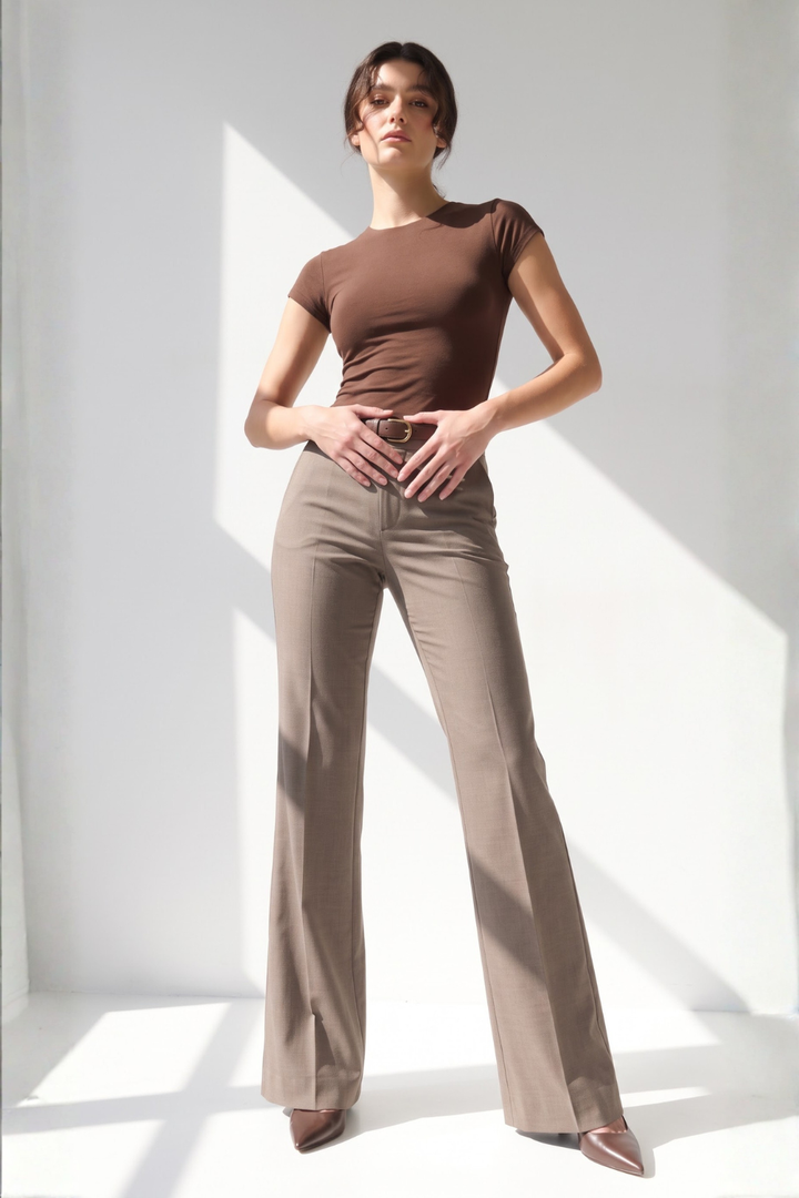 Forge Formal Bootcut Trousers - Mauve