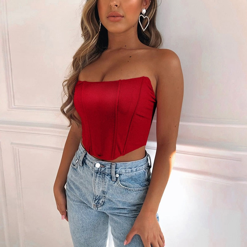 Naomi Corset Crop Top