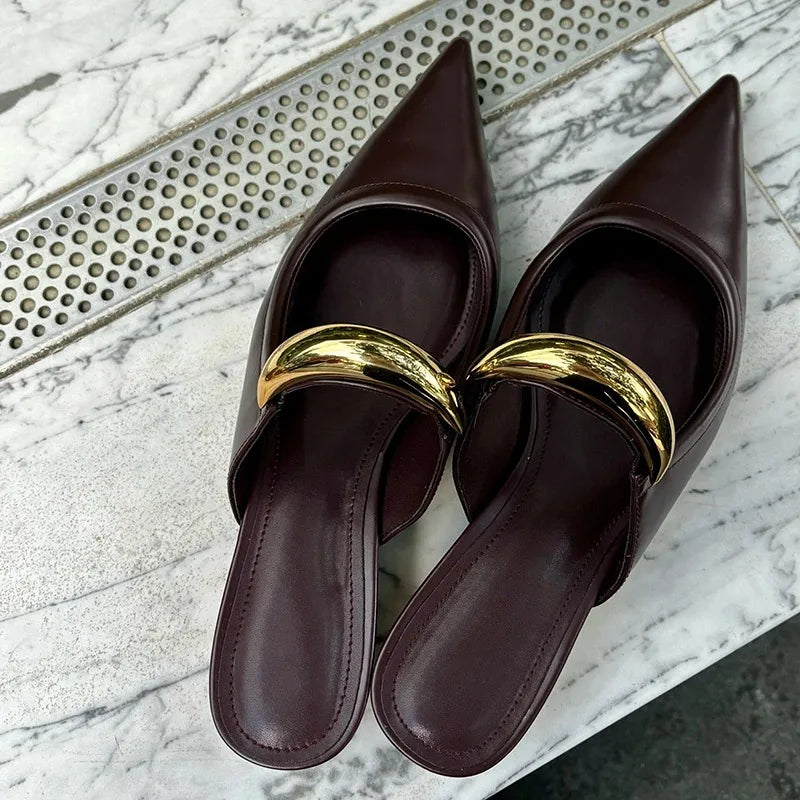 Sarajane Pointed Toe Mules