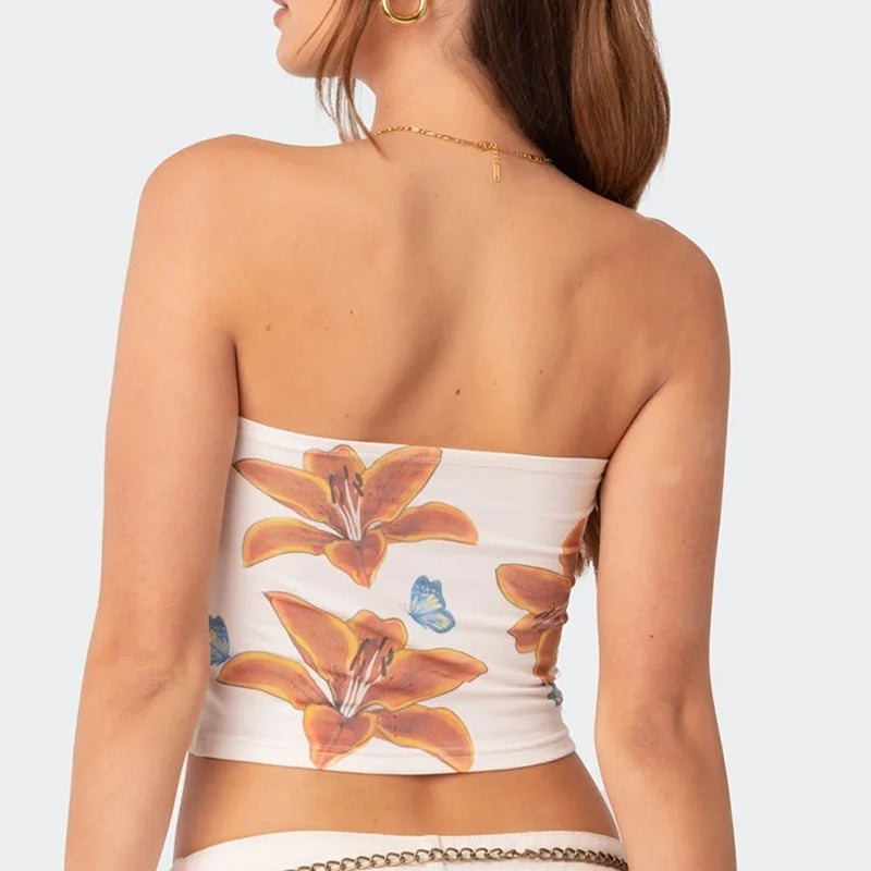 Paradise Bloom Mini Tube Top