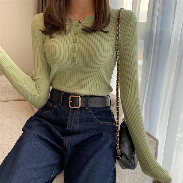 Enza O Neck Pullover