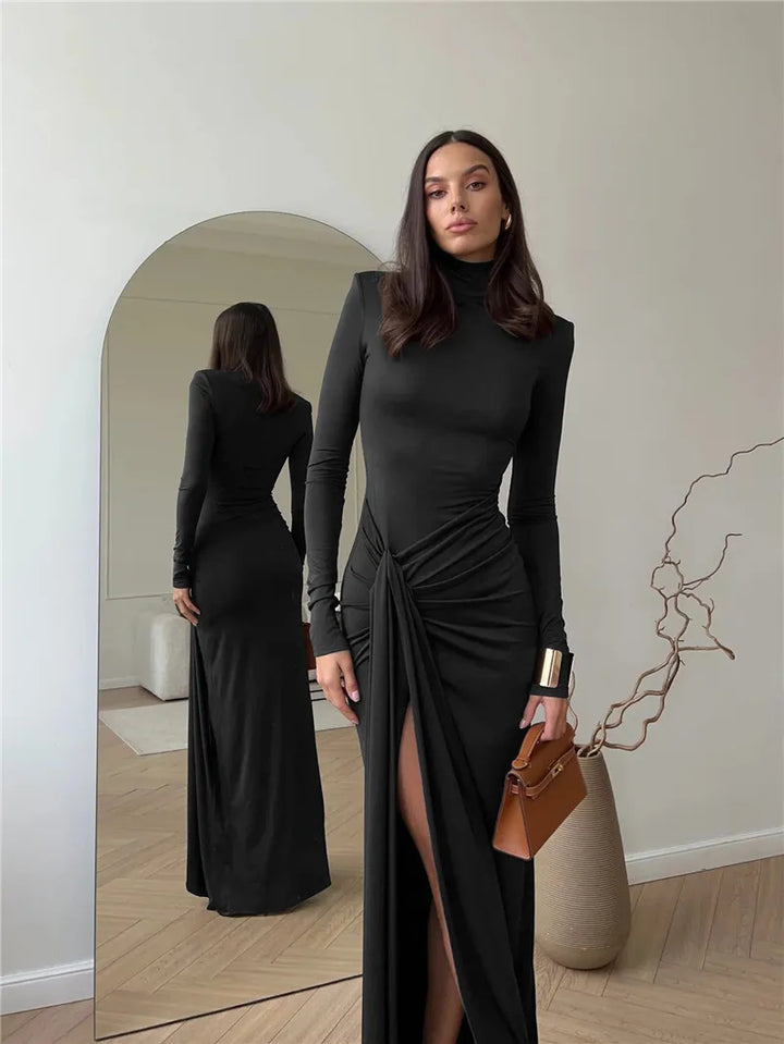 Elsie Thigh Split Maxi Dress