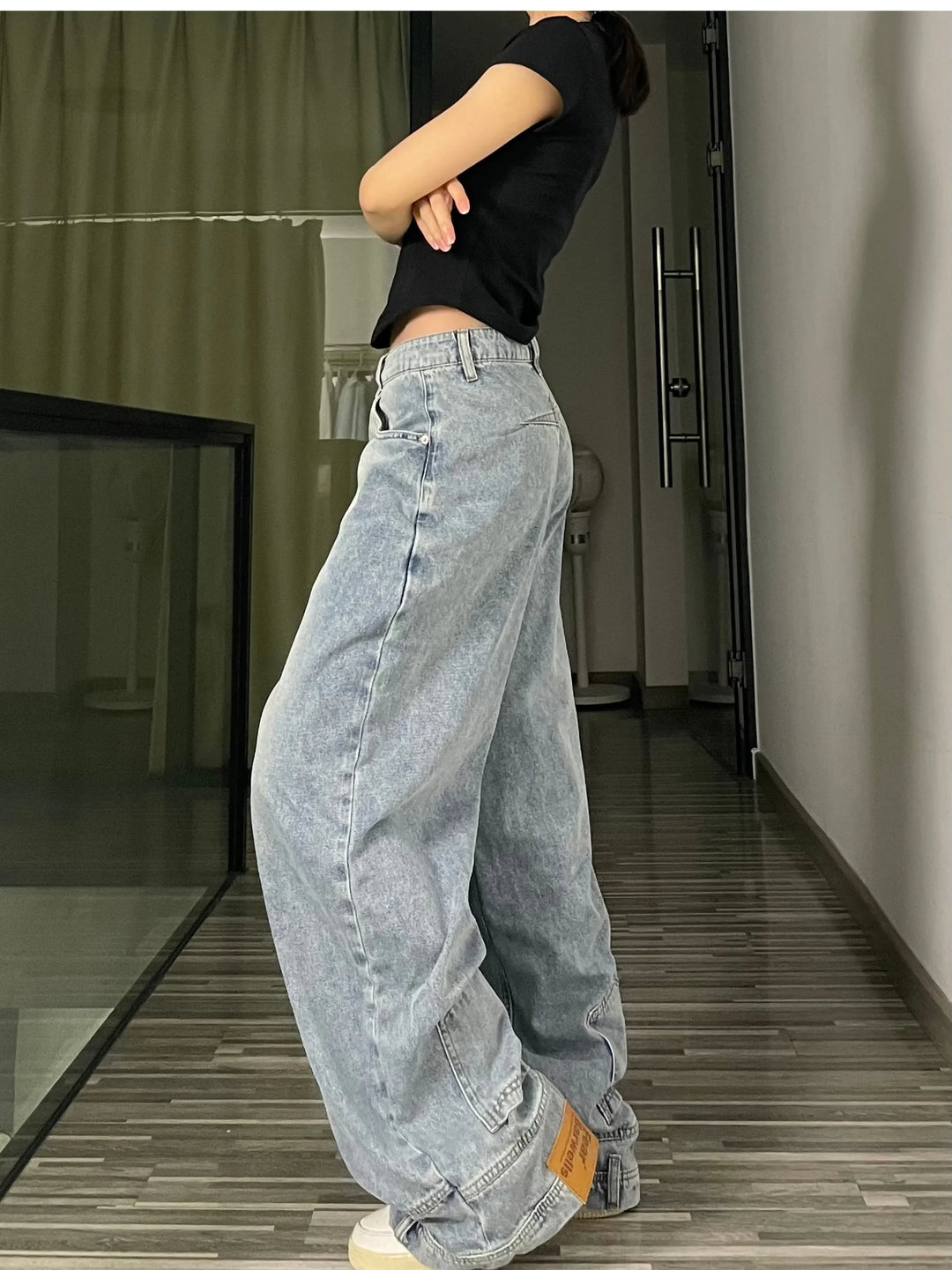 Ayana High Waisted Baggy Jeans