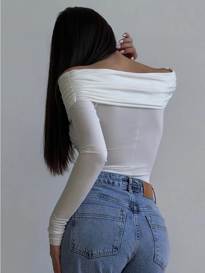 Elara Embrace Off Shoulder Bodysuit